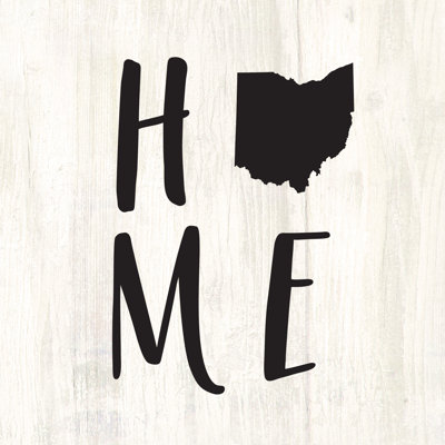Ohio Black - Wrapped Canvas Print