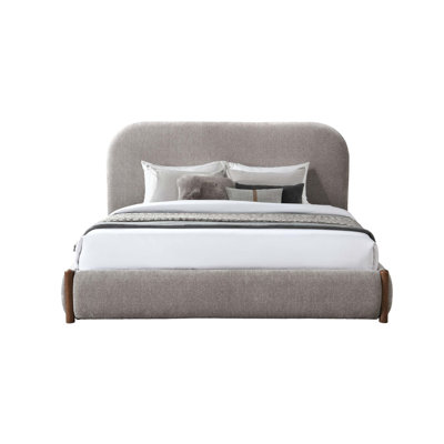 Lit en tissu Orane avec rangement