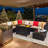 Burglinde 6 - Person Patio Conversation Set with Cushions-192816828