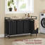 Wood Laundry Hamper with Handles-168282680