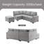 Canapé modulaire Bundella-1022316022