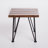 INDUSTRIAL WOOD AND METAL COFFEE TABLE WITH ACCENT TABLE