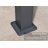 Gray Outdoor Louvered Aluminum Pergola-90611424