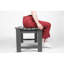 Banc de jardin Abraham pour deux en gris, protégé, capacité de poids de 500 lb, balcon compact de confort partagé-121534171