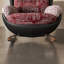 Chaise berçante confortable et élégante