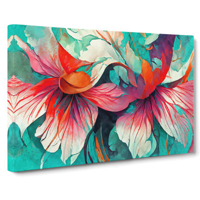 Floral Abstract Vol.5 - Wrapped Canvas Print