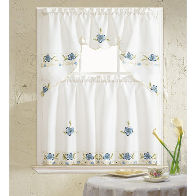 Polsky Floral Swag Kitchen Curtain