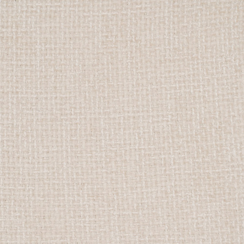 Caroldean 46cm H Polyester Upholstered Upholstered Back Armchair, White