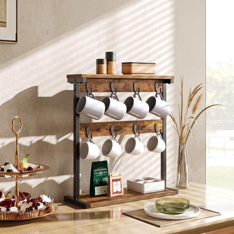 Mug Tree, Rustic Brown