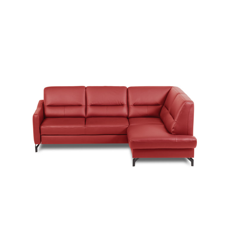 4 Seater Corner Sofa , Red, Right Hand Facing