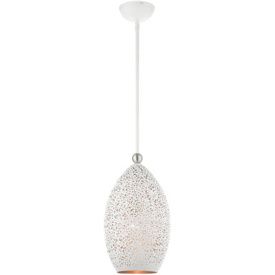 Luminaire suspendu sphérique unique à 1 lumière