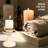 Set Of 2  Wood Pillar Holders . Ideal Gift For Weddings, Special Occasion, Spa, Aromatherapy Settings, Candle Gardens W1