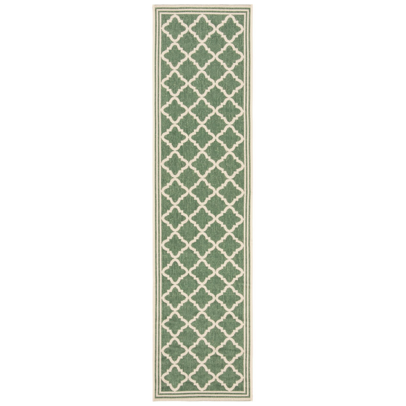 Adler Performance Geometric Indoor/Outdoor Area Rug, Runner 2'2" x 6'