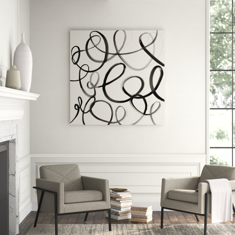 Heartbeat Note Giclee Print by Barclay Butera, 30" H x 30" W, Image Brush Gel