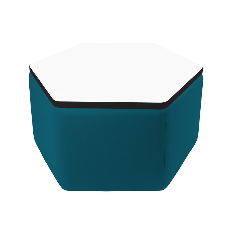 Table de repose-pieds hexagonale Pro Series, Sarcelle