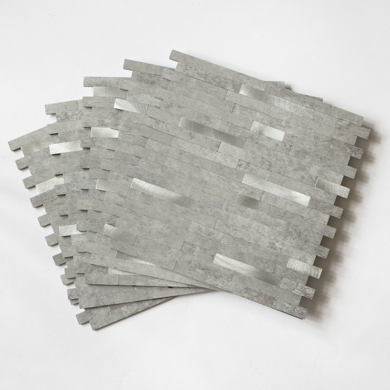 d-c-fix Metal and Stone  29.2 x 29.7cm Premium Self-adhesive Composite Wall Tiles Pack 5