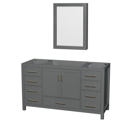 Sheffield 60" Single Bathroom Vanity Base Only