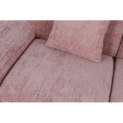 39" Modular Chenille Couch, Corner Sofa