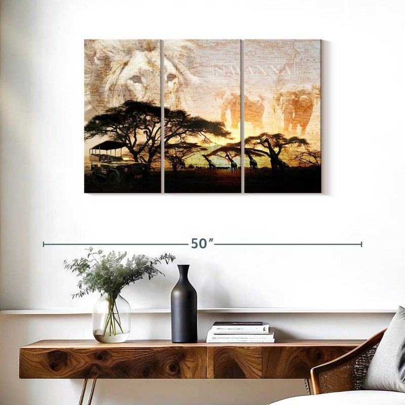 Sebbie Savanna, 24" H x 38" W