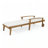 Acacia Wood Adjustable Chaise Lounge with Non-Porous Cushions for Outdoor Relaxation and Durability-2091746940-2091746818