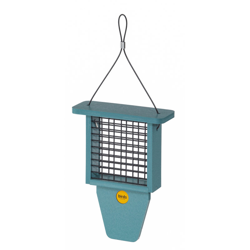 Mangeoire d'oiseaux décorative en plastique recyclé