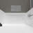 60'' W 32'' D 96'' H Matte White Solid Surface Shower Wall Panel Surround, Quick Install & Cuttable, 0.197" thick-131497550
