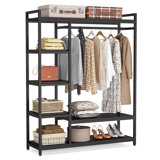 Krina 47'' Manufactured Wood Clothing Rack