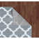 Gris abstrait/Tapis décoratif blanc