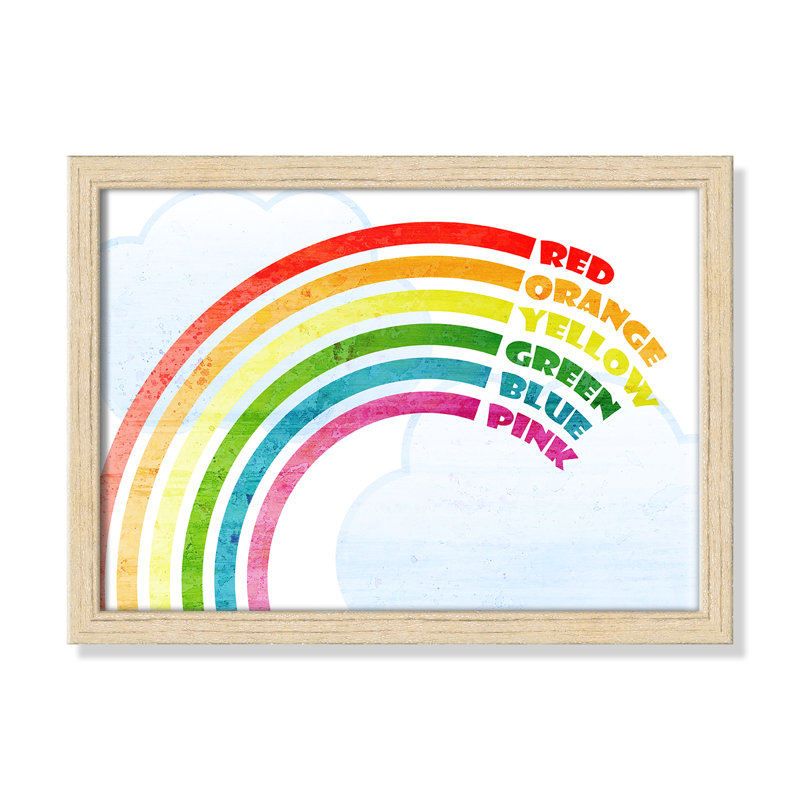 Art sur toile, couleurs, H 10 po x l 8 po x P 0,6 po, Cadre en chêne
