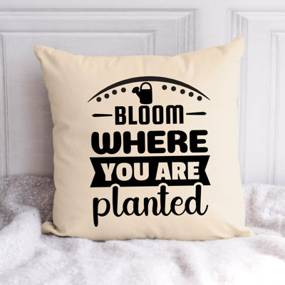 Citation amusante de jardin 10 - Coussin décoratif inclus