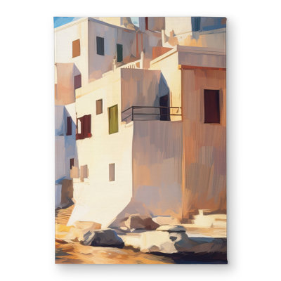 Calm Greece Coastal Office Mat | Indoor Outdoor Home Decor