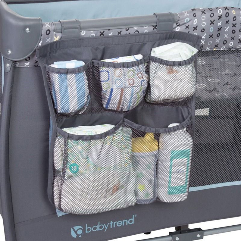 Foldable Bedside Crib , Mattress Pad Included
