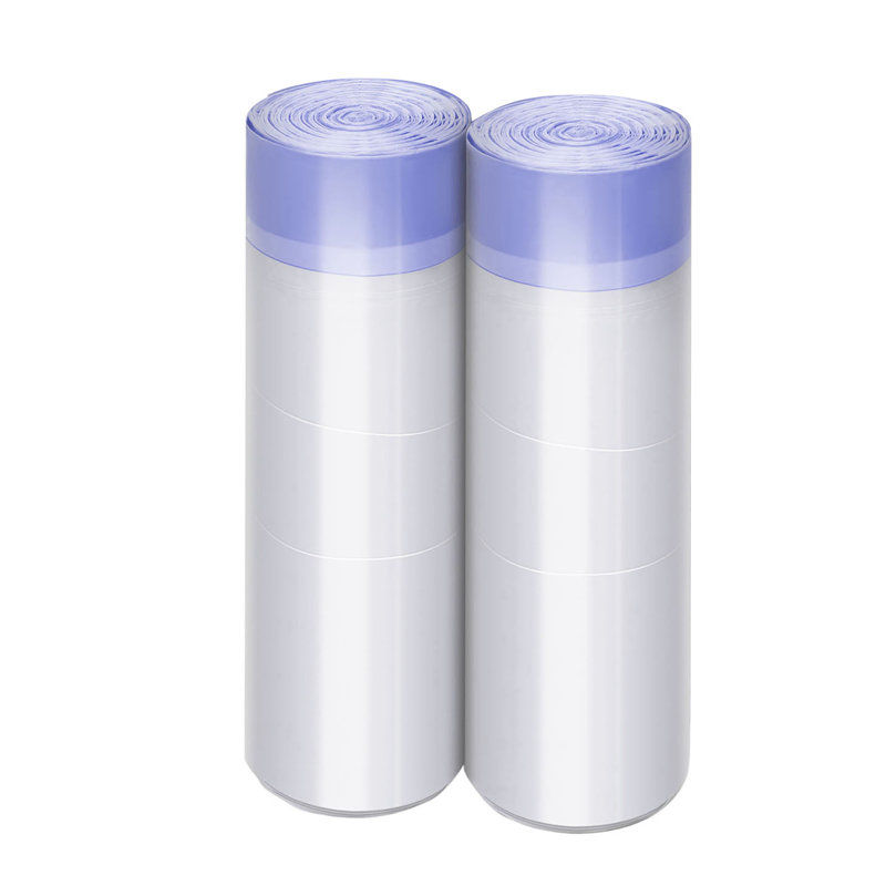 Drawstring Trash Bags 13 Gallon, 60 Count - Strong HDPE Garbage Bags With Drawstring Closure