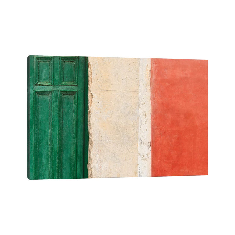 Italian Street Wall by Beli - Wrapped Canvas Print, 20.32 cm H x 30.48 cm W