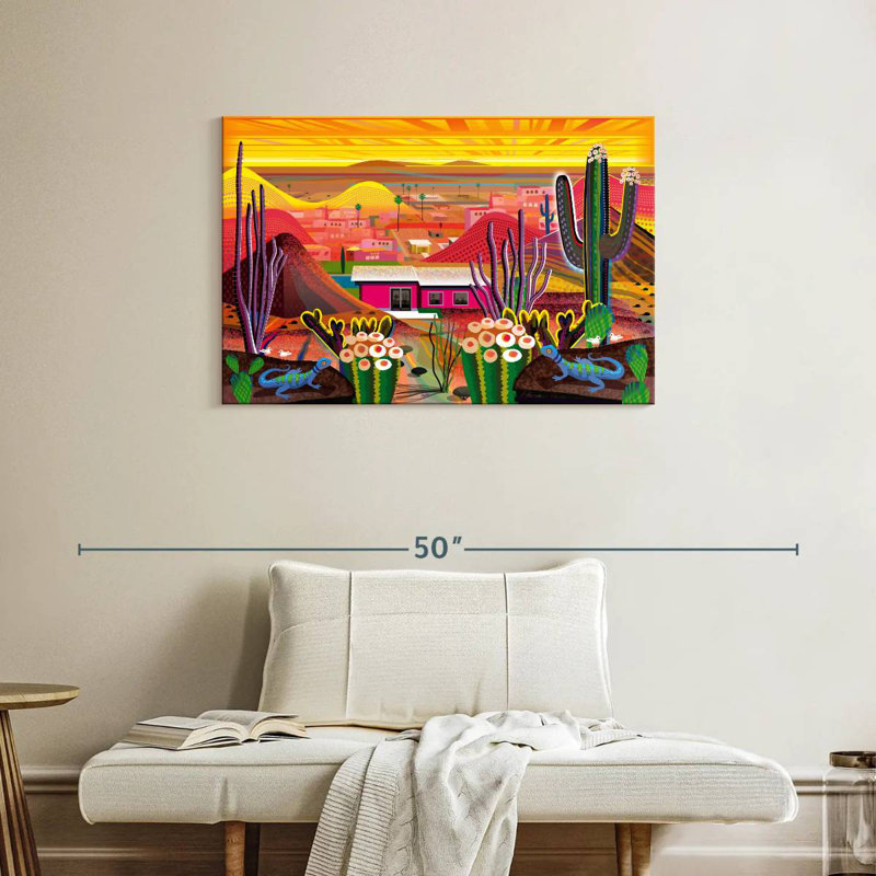 Las Palmas, 24" H x 36" W