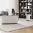 Black+White Free Form Manufactured Wood+Barenia with 2 drawers desk-1259222426