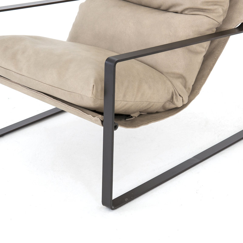 Emmett Armchair, Umber Natural Genuine Leather
