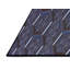 Laine et polyester bleu marine abstraits et fabriqués à la machine Tapis décoratif-328426038