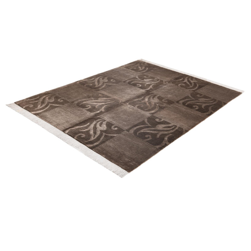 Tapis brun chocolat Outen
