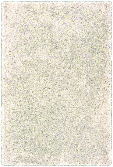Tapis ivoire tissé à la main Aamanah, Rectangle 5 pi x 7 pi 6 po