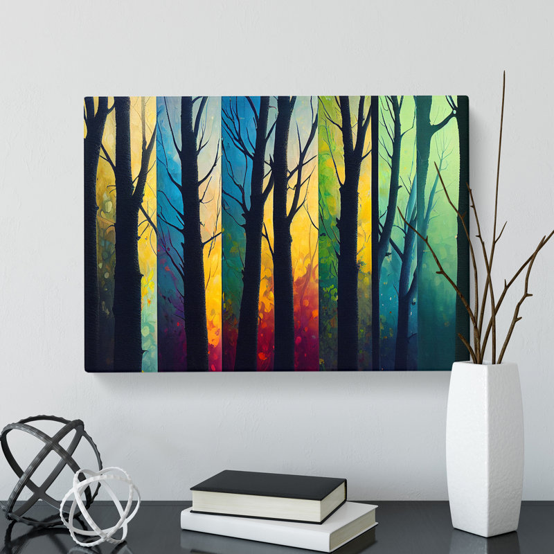 Mesmerising Abstract Forest - Wrapped Canvas, 50cm H x 76cm W x 3cm D
