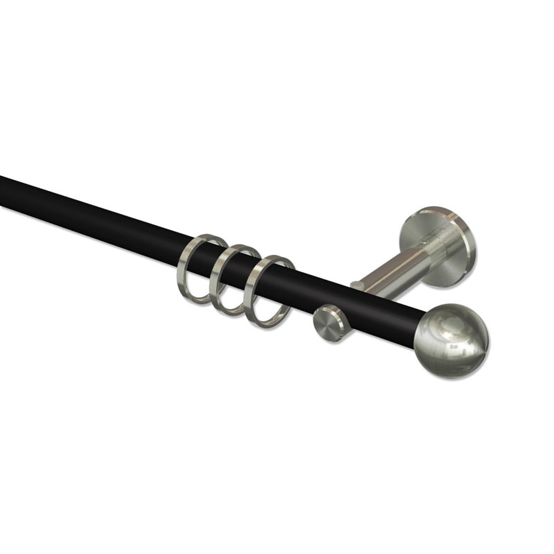 Cricklade Curtain Pole Set, 5cm H x 420cm W x 10cm D
