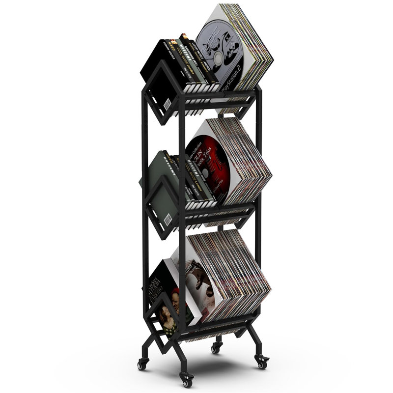 139 cm H Media Shelves