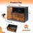 1 Drawer Rolling File Cabinet Locking File Cabinet with Charging Station-899389209