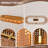 Modern Rattan Pendant Light With Acrylic Panels And Natural Texture