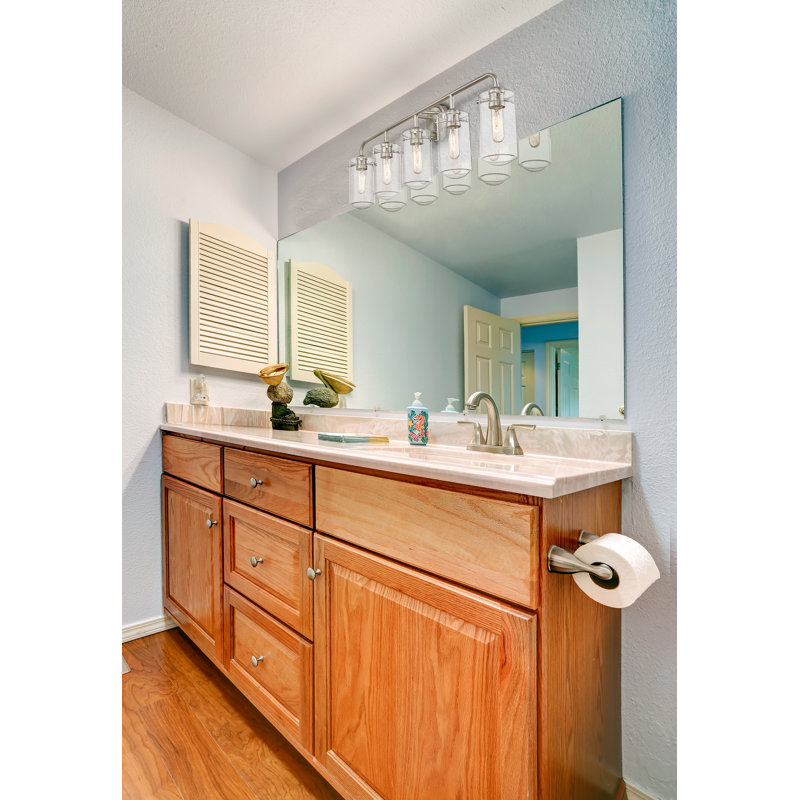 Barbosa 5 - Light Dimmable Vanity Light, Brushed Nickel