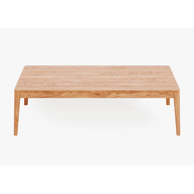 Teak Outdoor Coffee Table - Tapered Leg