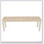 Banc à chaussures en bois massif de 52 pouces avec design moderne pour le hall d'entrée, le couloir et le rangement du salon