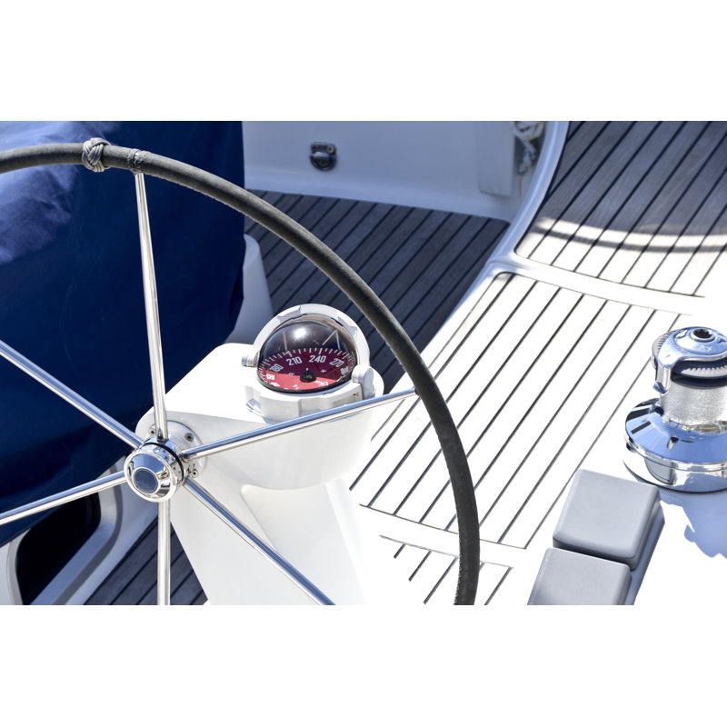 Boat Steering Station - Wrapped Canvas Print, 30cm H x 46cm W x 3.8cm D