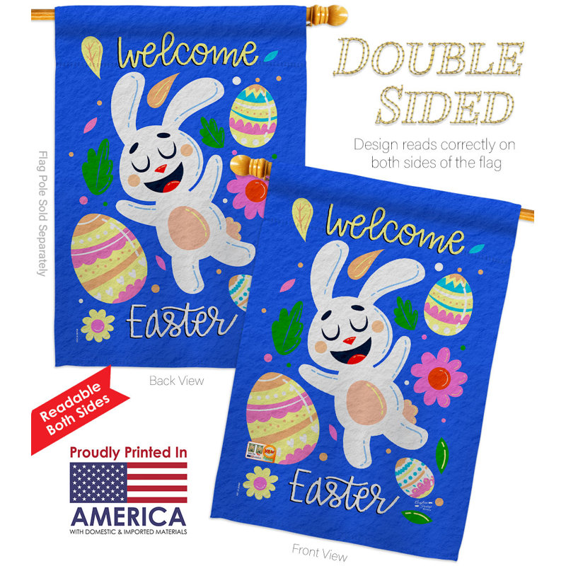 Drapeau polyester Alyanah, H 40 po x l 28 po